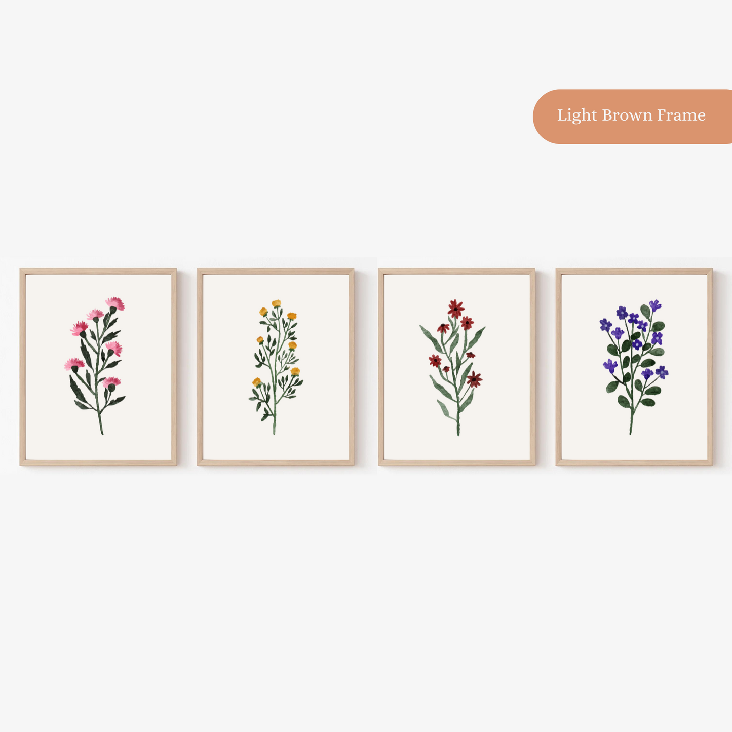 Floral Garden ( Set of 4 )