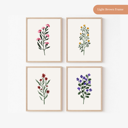 Floral Garden ( Set of 4 )