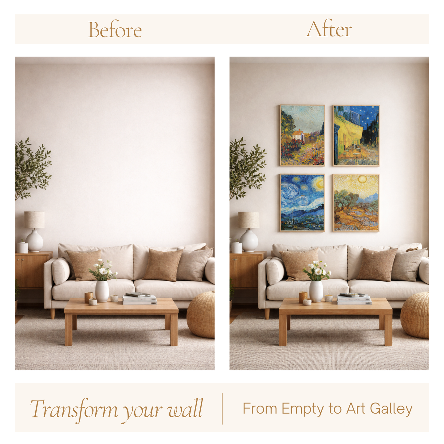 Van Gogh Gallery ( Set of 4 )