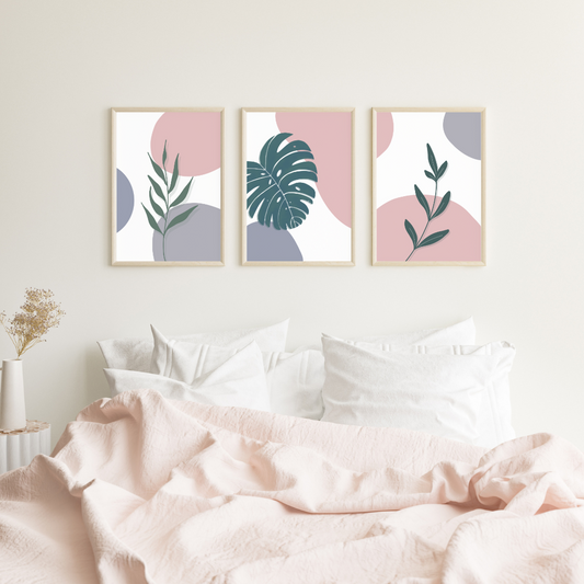 Rowan | Monstera | Walnut Leaves ( Set of 3 )